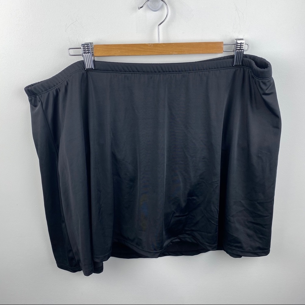Swim Suits For All Black Skirt Bottom